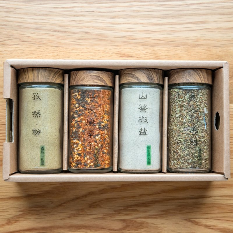 【定制化礼物】任选四入组礼盒 - 酱料/调味料 - 玻璃 
