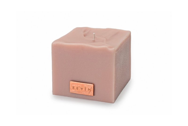 珊瑚粉香氛蜡烛-Coral Clay Candle - 香薰/精油/线香 - 蜡 