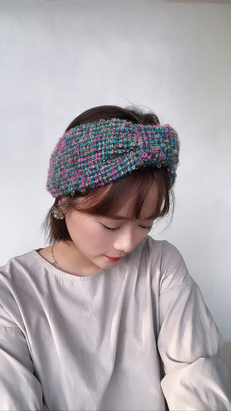 12月 好烦小姐 冬天发带 - 发带/发箍 - 聚酯纤维 黑色