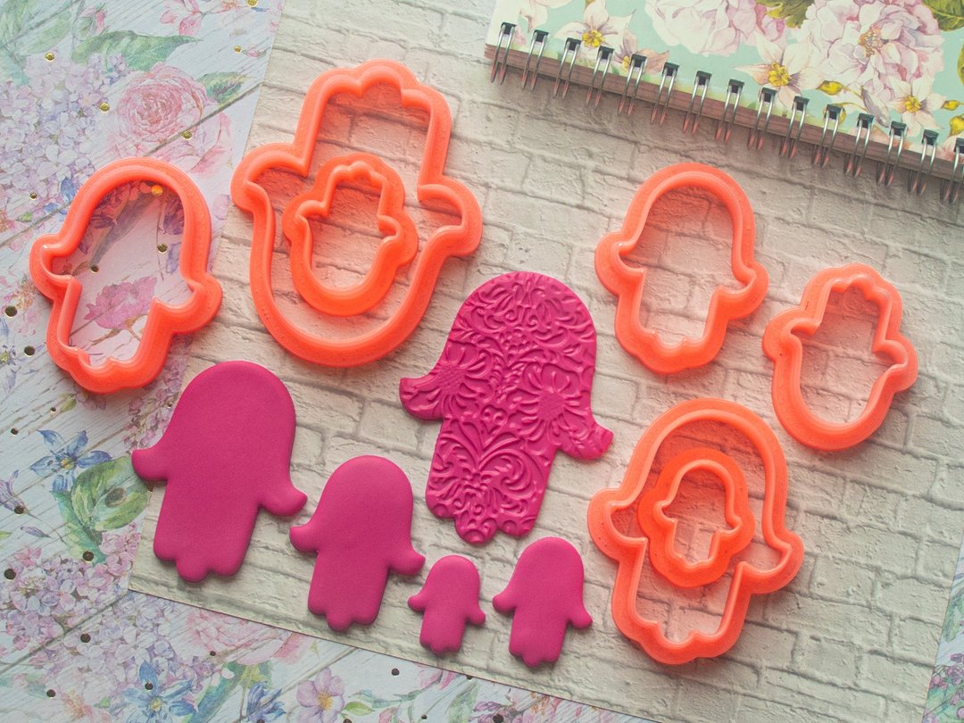 Polymer Clay Cutters Set 54. Hand Cutters - 金工/饰品 - 塑料 