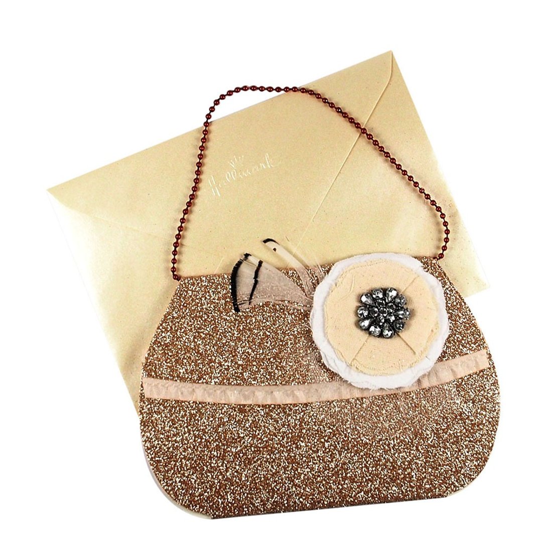 亮粉闪耀包【Hallmark-Signature经典手工卡片 生日祝福】 - 卡片/明信片 - 纸 金色