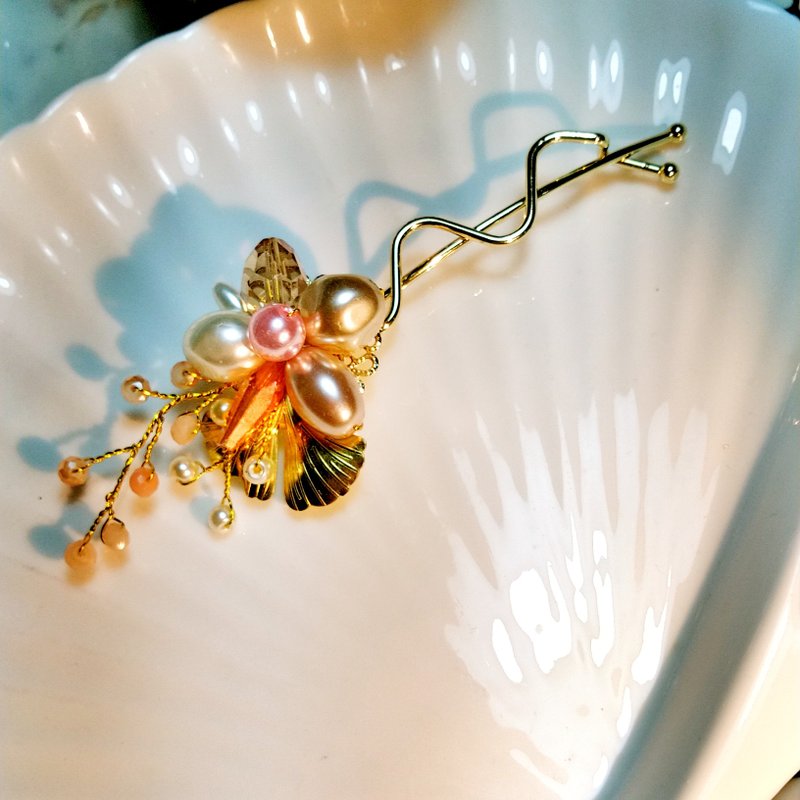 Bossa Nova水波夹-029-109-14 - 发饰 - 其他金属 