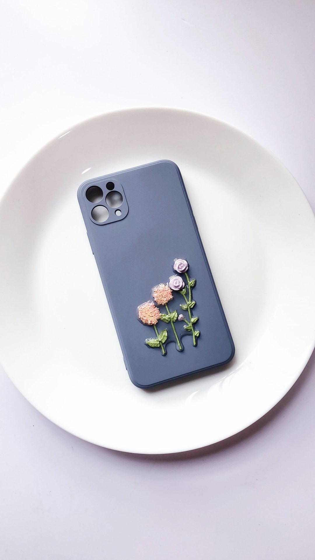 小清新* 手工黏土小花园iPhone手机套手机壳 - 手机壳/手机套 - 粘土 