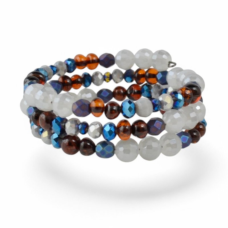 天然琥珀珠记忆线琥珀手链 TG57 - 手链/手环 - 宝石 多色