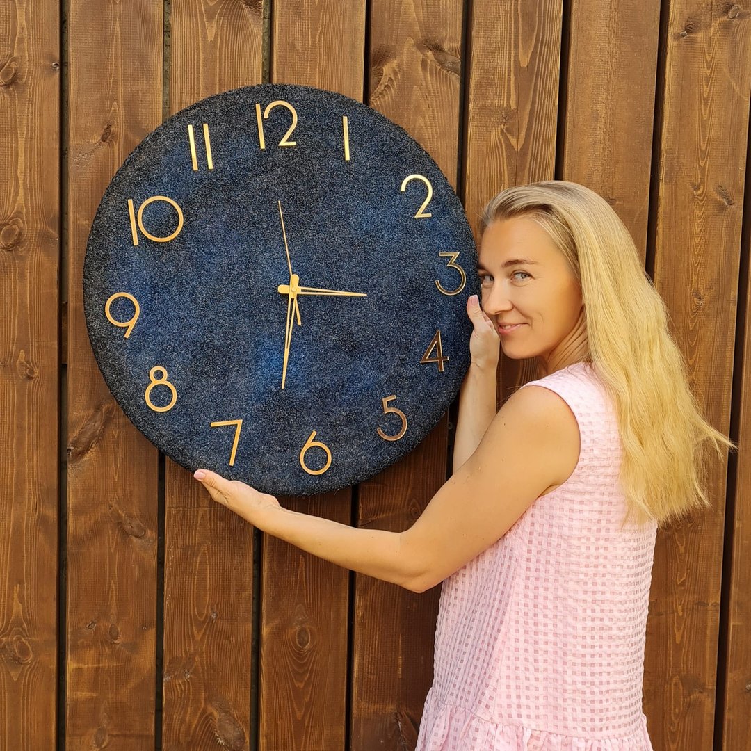 wall clock - 时钟/闹钟 - 其他材质 蓝色
