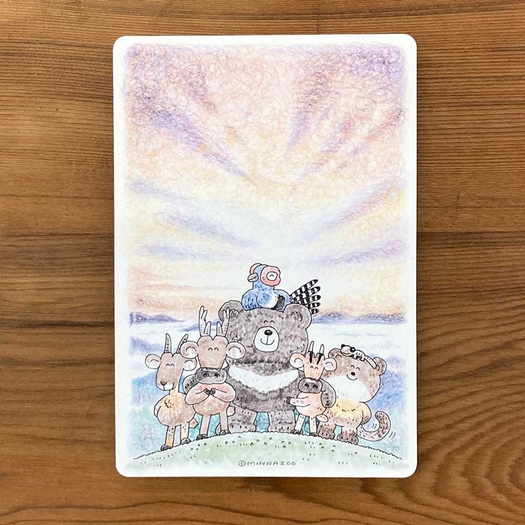 在地好朋友明信片－曙光 - 卡片/明信片 - 纸 