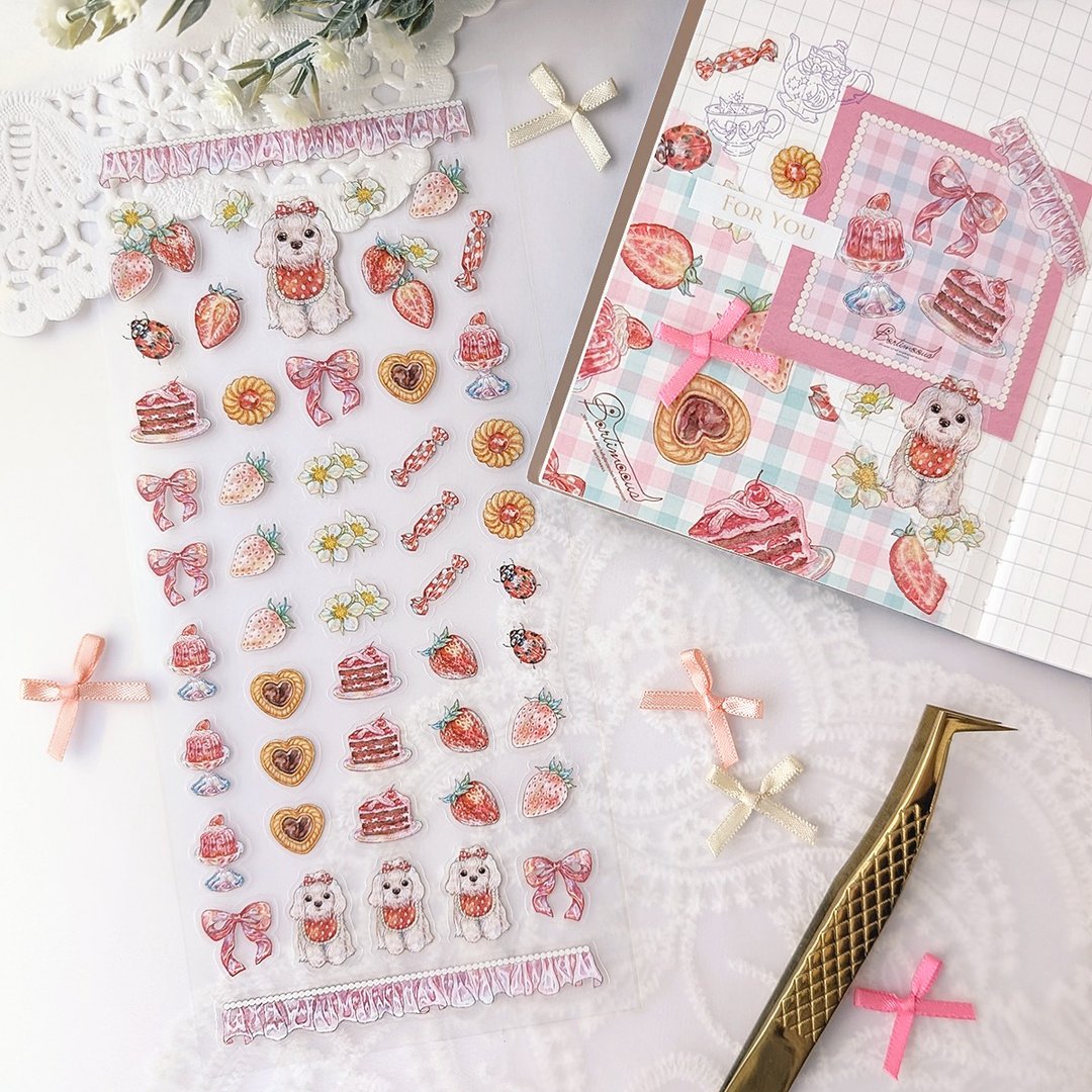 手帐装饰 PET 贴纸 Printemps - 纸胶带 - 塑料 