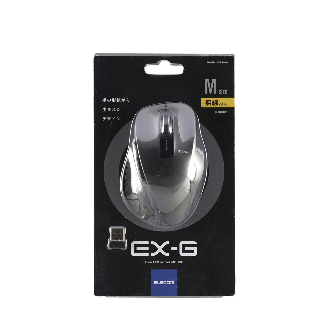 ELECOM M-XG 进化款 无线鼠标 M 铅黑 - 电脑配件 - 塑料 黑色