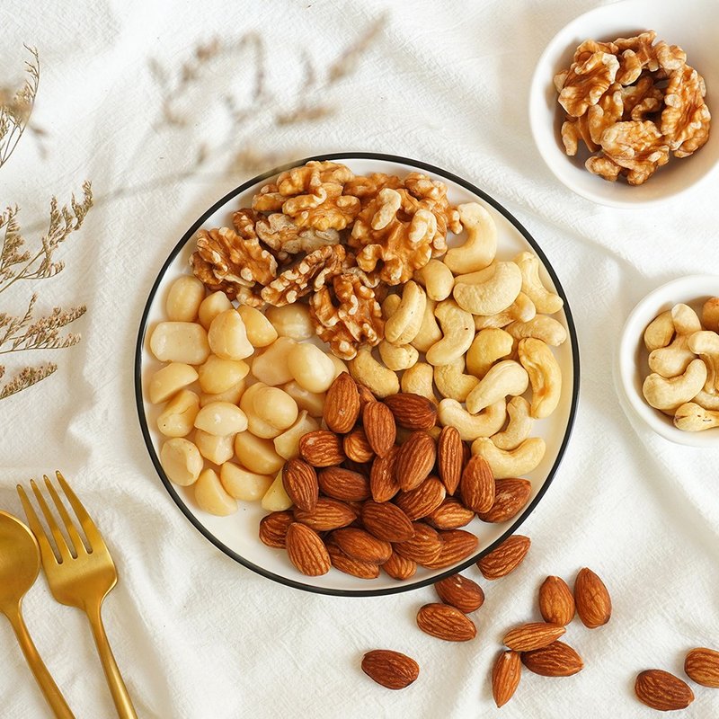 【包邮组】大份量无调味坚果-高宏颗颗香综合四果 350g/3罐 - 坚果 - 新鲜食材 