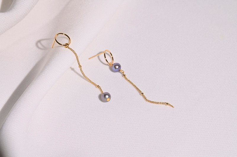 纯银耳环 / 珍珠 / JIEGEM   姊的珠宝 - 耳环/耳夹 - 珍珠 银色