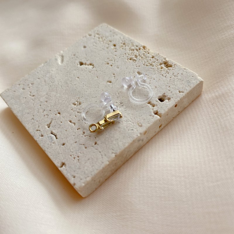 【加购区】-硅胶耳夹(此为加购商品,不单独出货) - 耳环/耳夹 - 硅胶 透明