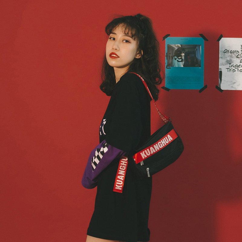 两用运动帆布腰包 - 侧背包/斜挎包 - 其他材质 