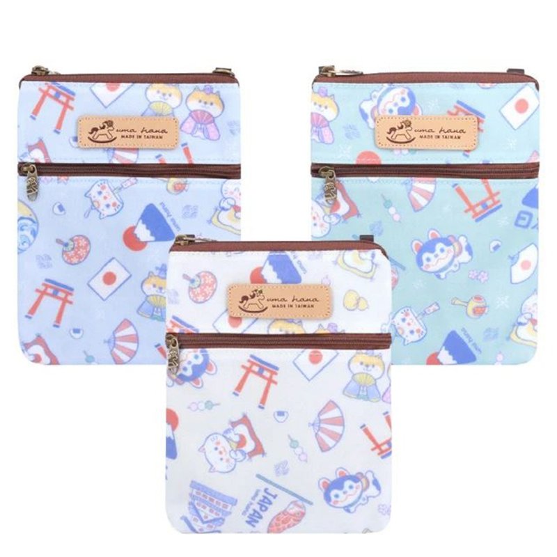 【小春日和-松松小侧背包】台湾制造出国随身斜背手机防水包 - 侧背包/斜挎包 - 防水材质 