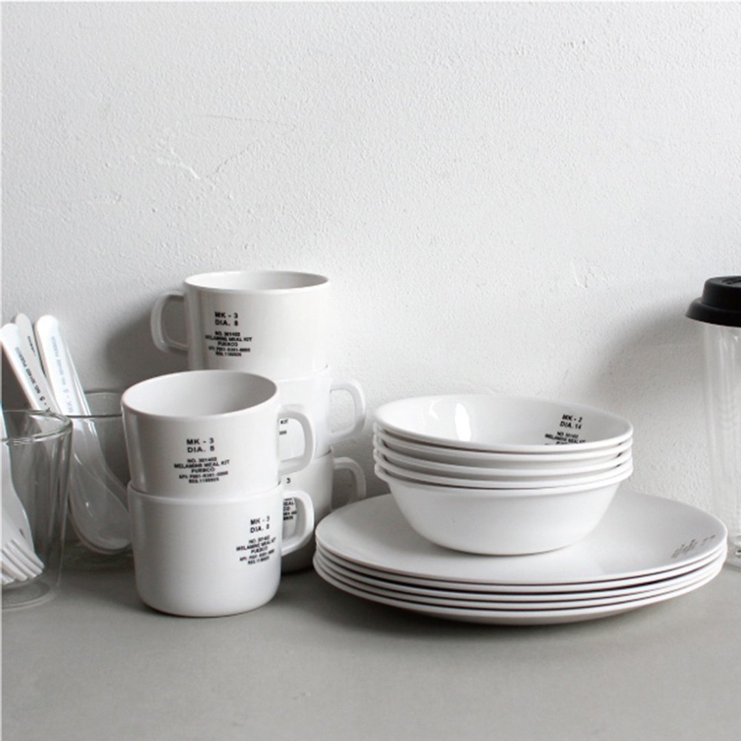 MELAMINE MEAL KIT 儿童餐具套组 - 其他 - 其他材质 白色