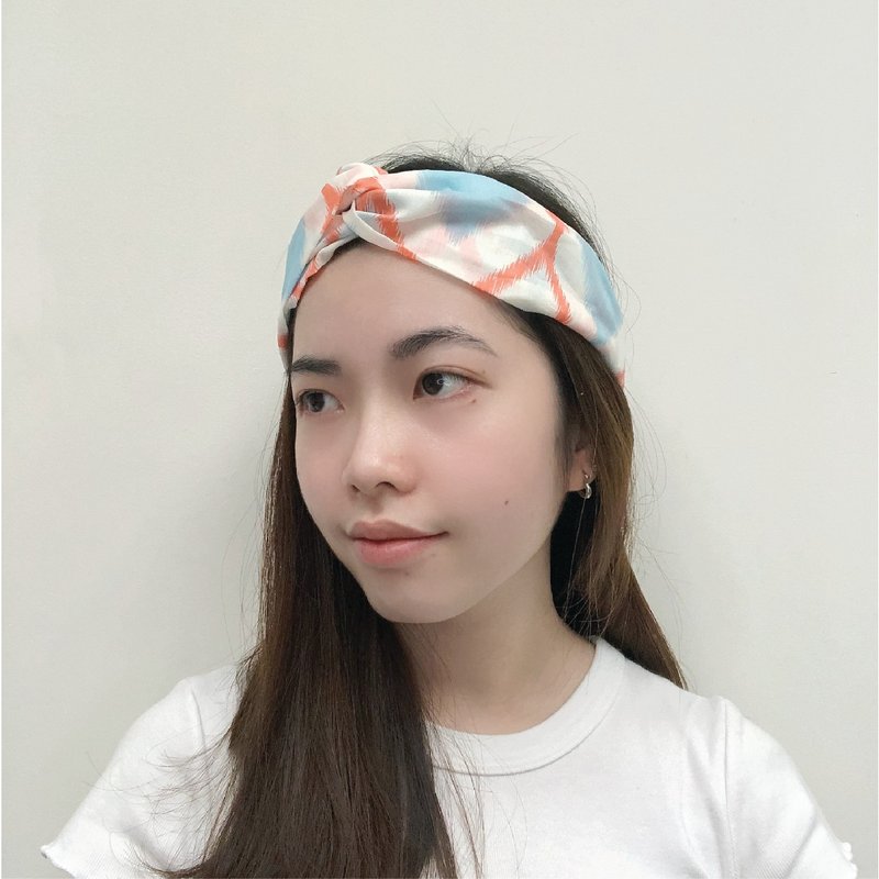 夏日色彩棉质扭结松紧发带 - 发饰 - 棉．麻 多色