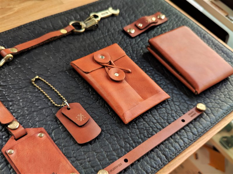 UNIC经典绕绳信封包 / 真皮票卡夹 / 名片夹/ 零钱包【可定制化】 - 皮夹/钱包 - 真皮 