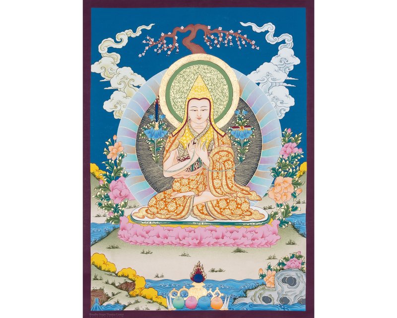 精心制作的忠察巴唐卡艺术 - 墙贴/壁贴 - 其他材质 多色