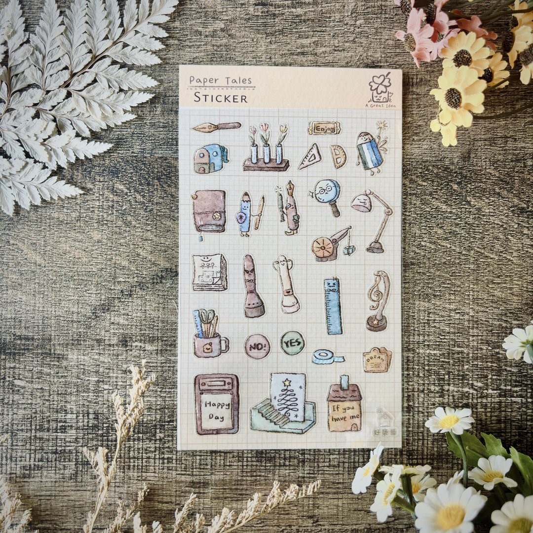PET贴纸-Paper Tales - 贴纸 - 塑料 多色