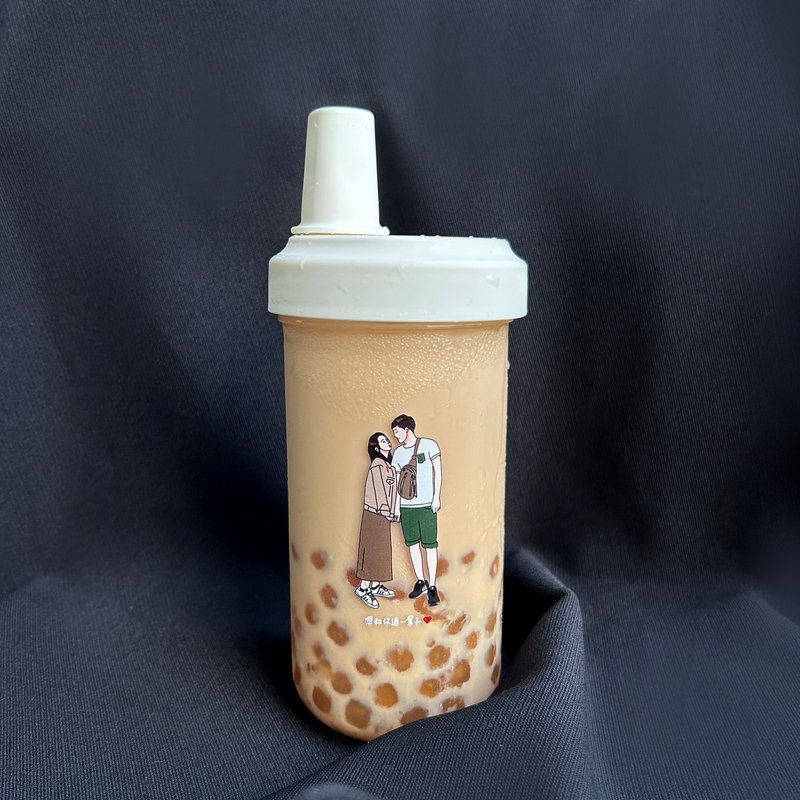 【定制】似颜绘/饮料杯/环保杯 - 订制画像 - 其他材质 透明