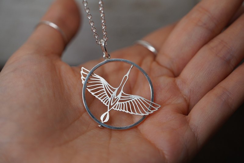 925银菲儿吊坠 (P442) (不含项链) - 项链 - 纯银 银色