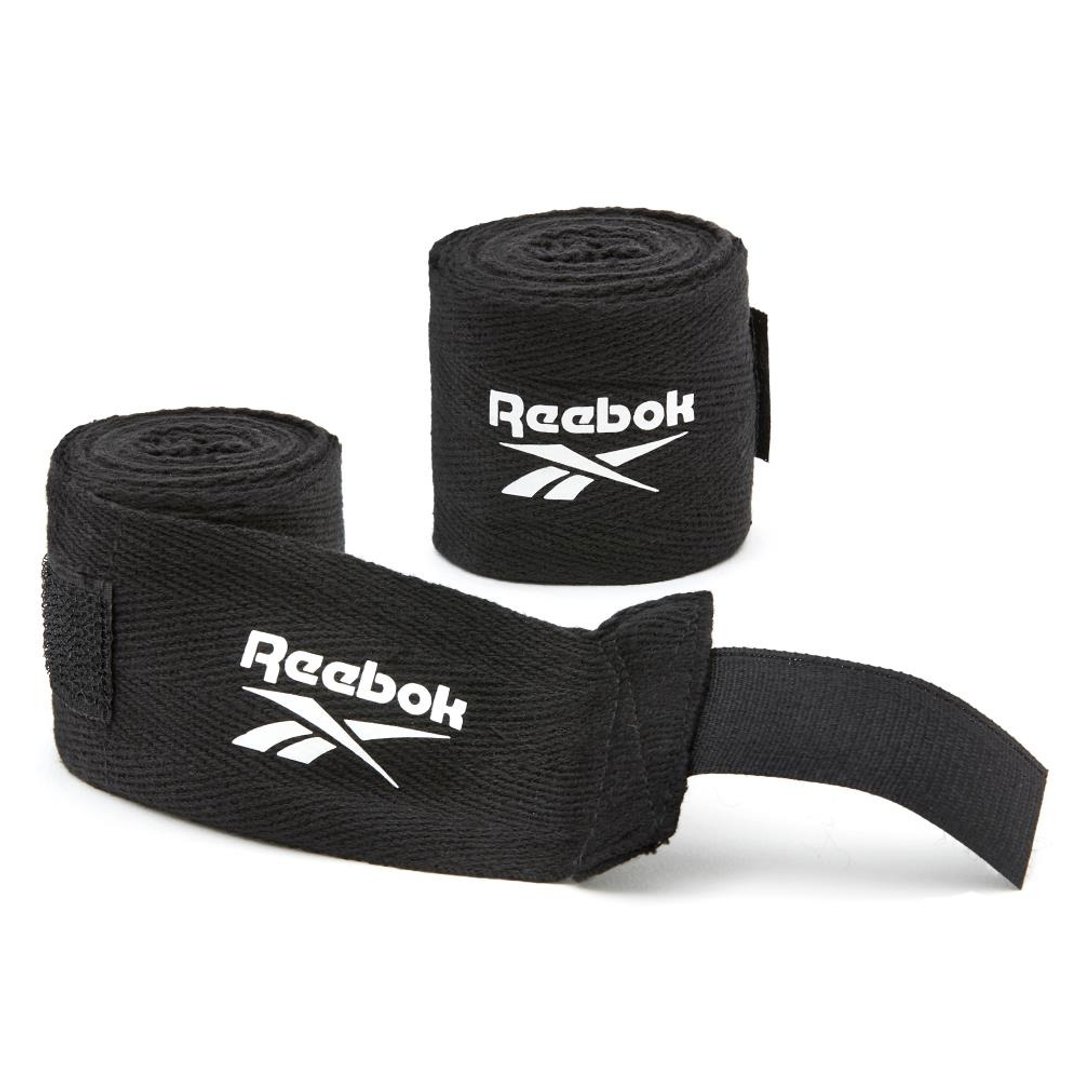 【Reebok】Hand Wraps 拳击手绑带 - 2.5m - 运动/健身用品 - 聚酯纤维 黑色