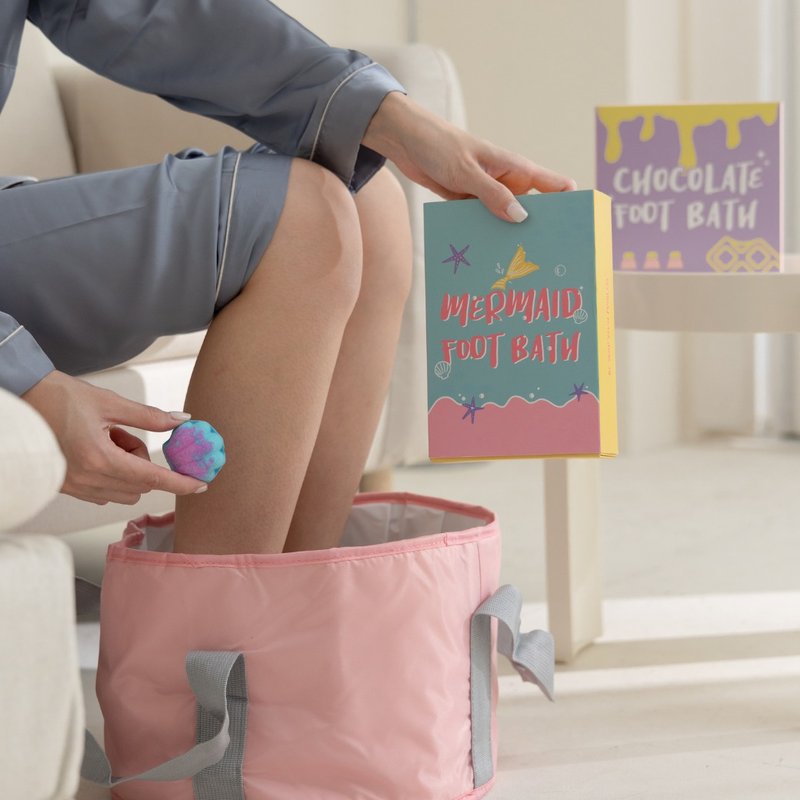 美人鱼泡脚礼盒6入-含泡脚桶 - 其他 - 其他材质 白色