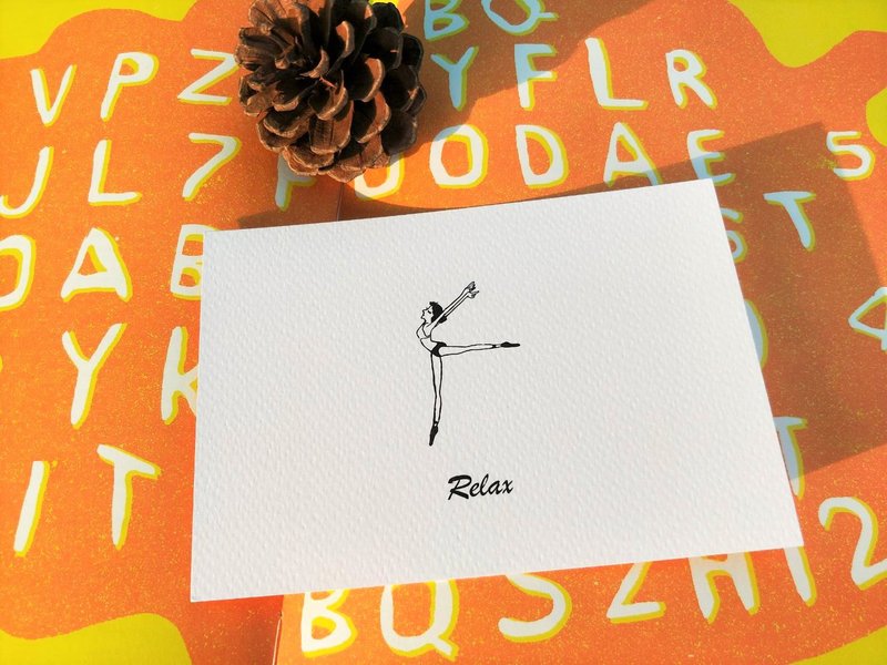 Postcard/万用明信片/明信片/手绘 - 卡片/明信片 - 纸 白色
