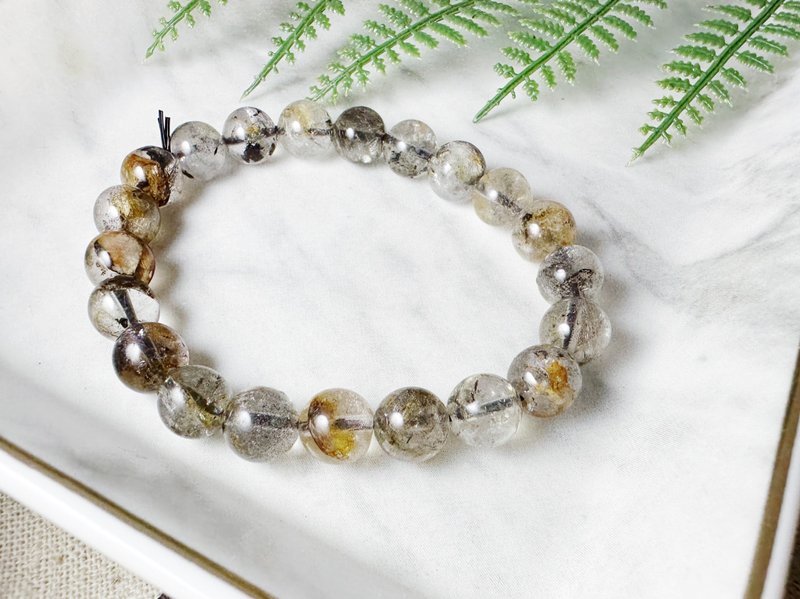 MH天然石系列_闪灵钻手珠9mm - 手链/手环 - 水晶 透明