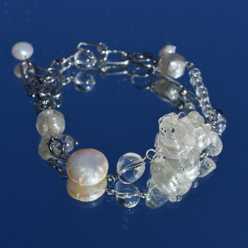 幽灵可爱鬼手链 - 手链/手环 - 其他材质 透明