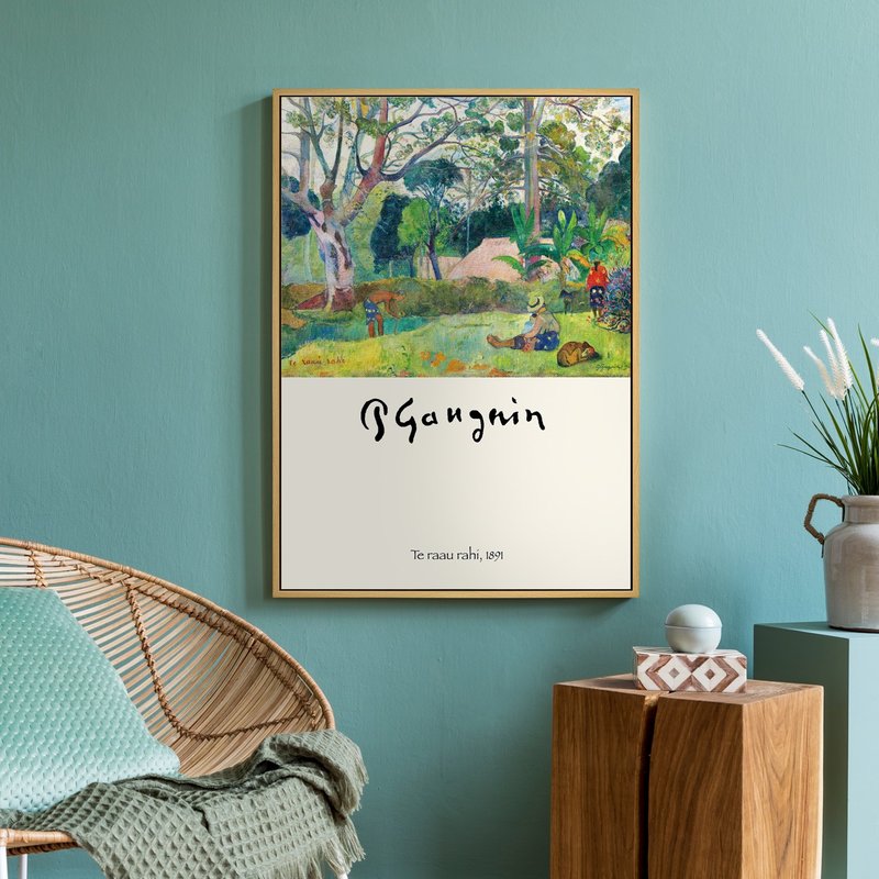 保罗・高更_大树 - 保罗高更系列挂画/大自然/艺术/菠萝选画所 - 海报/装饰画/版画 - 其他材质 绿色