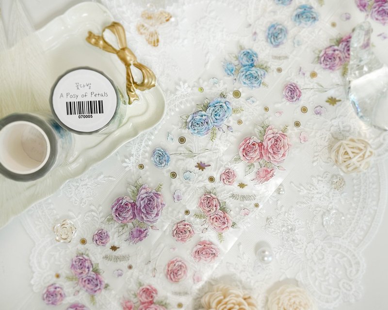 花束PET胶带 - 贴纸 - 其他材质 