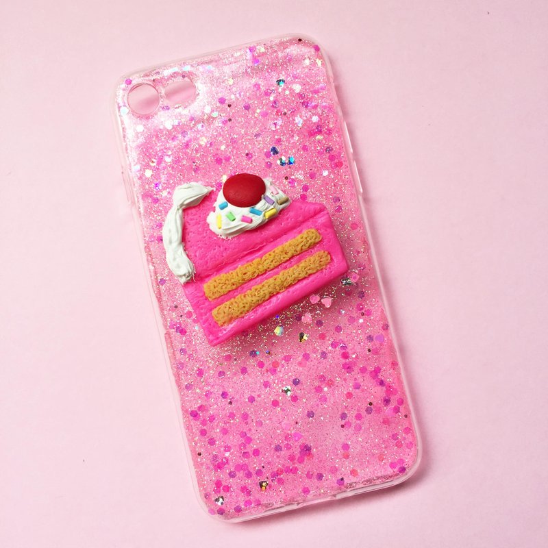 Cake case - 手机壳/手机套 - 塑料 粉红色
