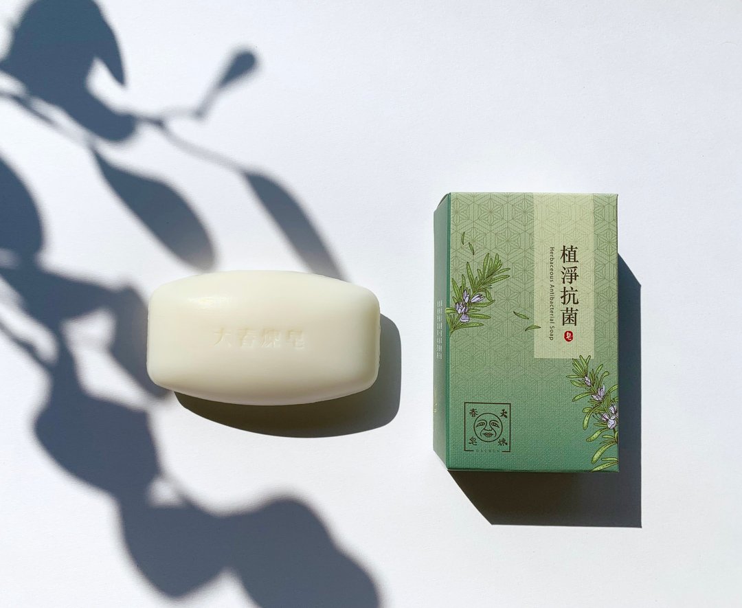 植净抗菌皂【大春炼皂DACHUN】100g - 肥皂/手工皂 - 植物．花 绿色