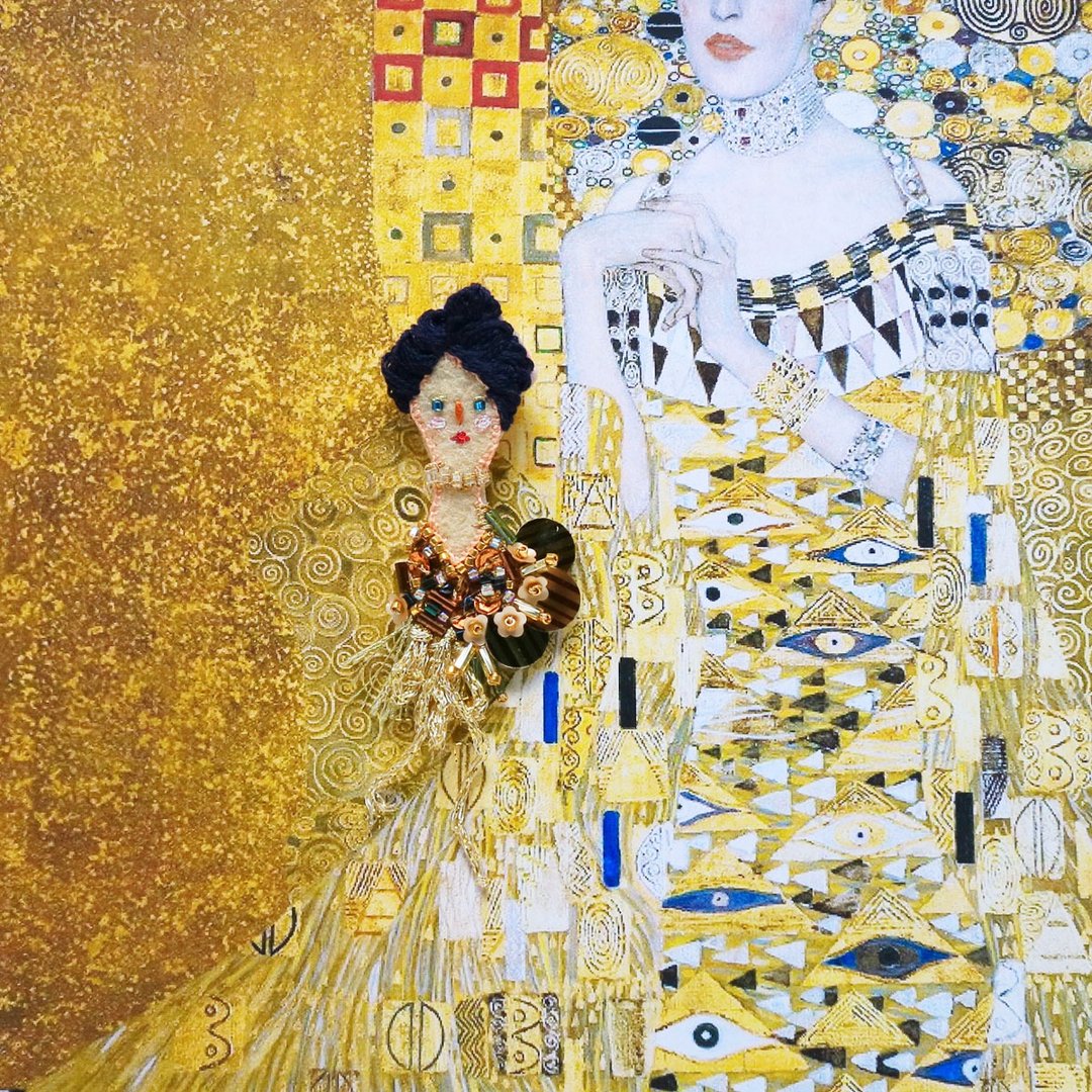 【名画与手工刺绣】艾蒂儿胸针工作坊 - 编织/羊毛毡/布艺 - 绣线 