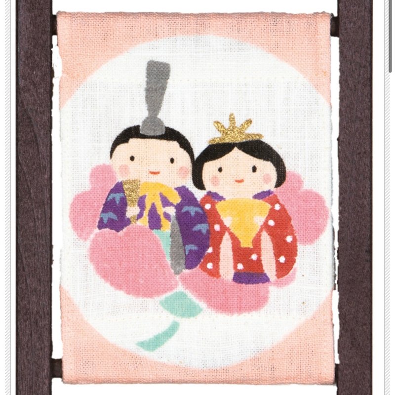 京都手绘亚麻画框-樱雏人形 - 摆饰 - 棉．麻 