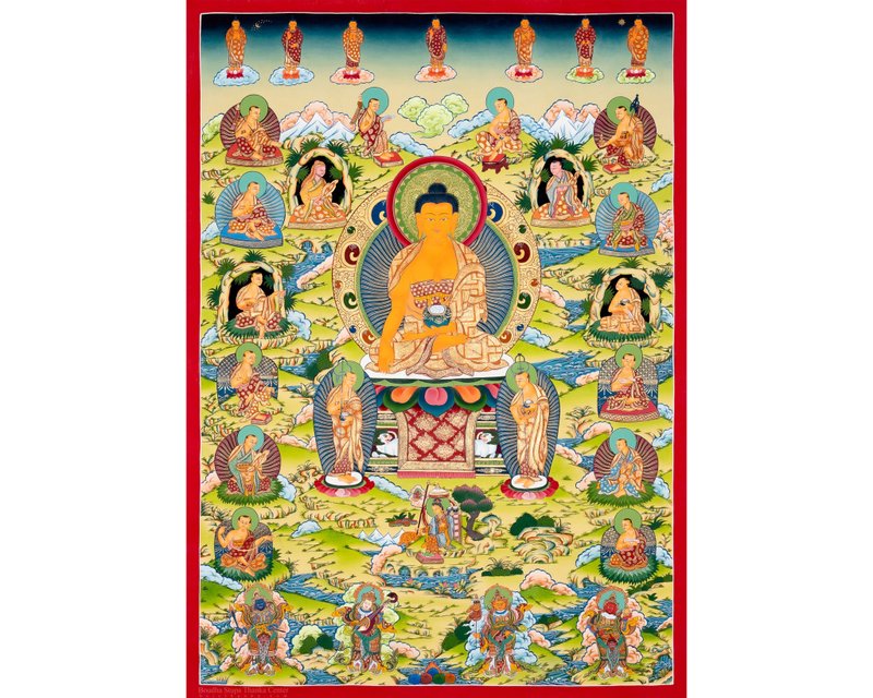 手绘十六罗汉唐卡画 - 墙贴/壁贴 - 其他材质 多色