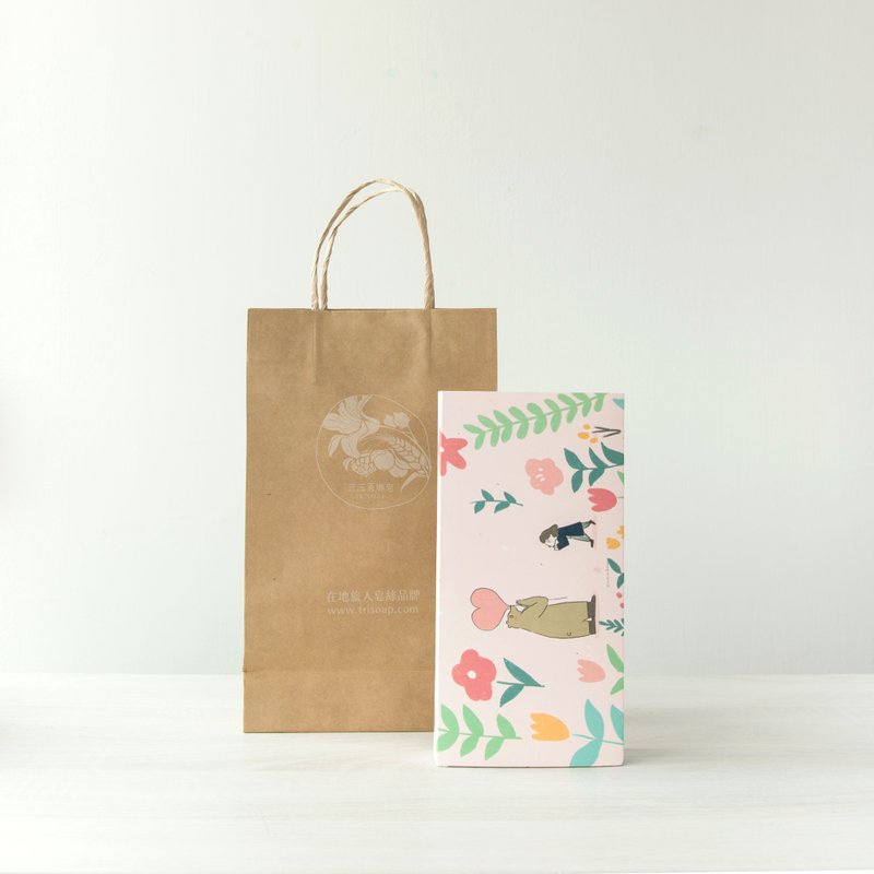 咻咻熊联名款 x 三三吾乡台东意象手工皂礼盒 - 沐浴用品 - 纸 粉红色