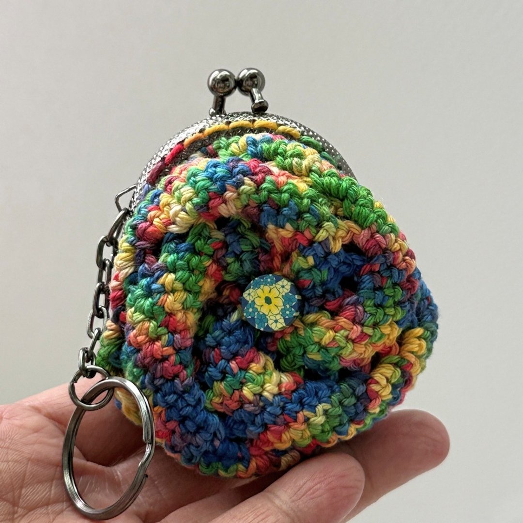 旋花系列・钩针口金零钱包 | 5cm 口金 - 零钱包 - 棉 多色