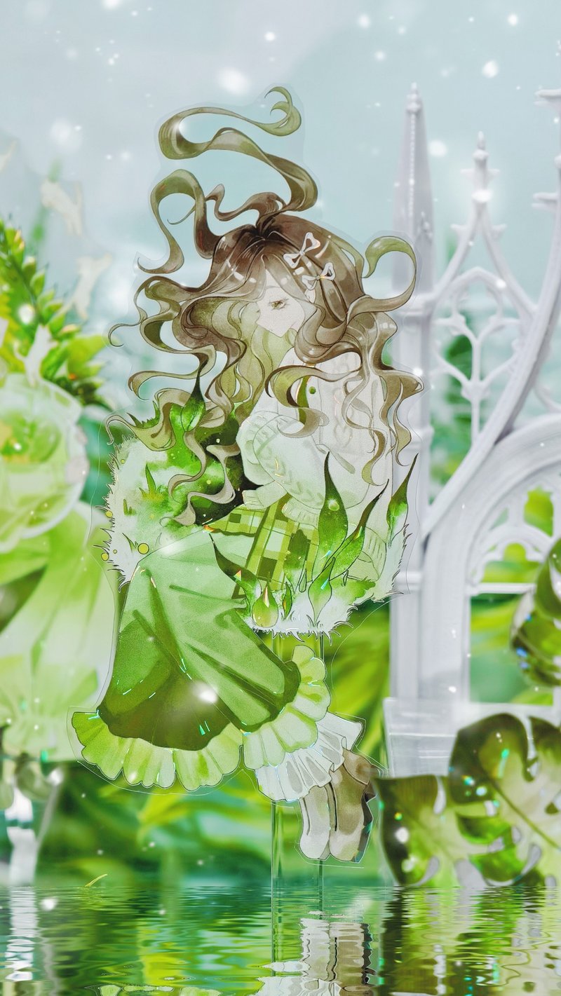 绿隐森语 OKMT新七天流麻咕卡贴纸PET手帐胶带 - 纸胶带 - 塑料 绿色