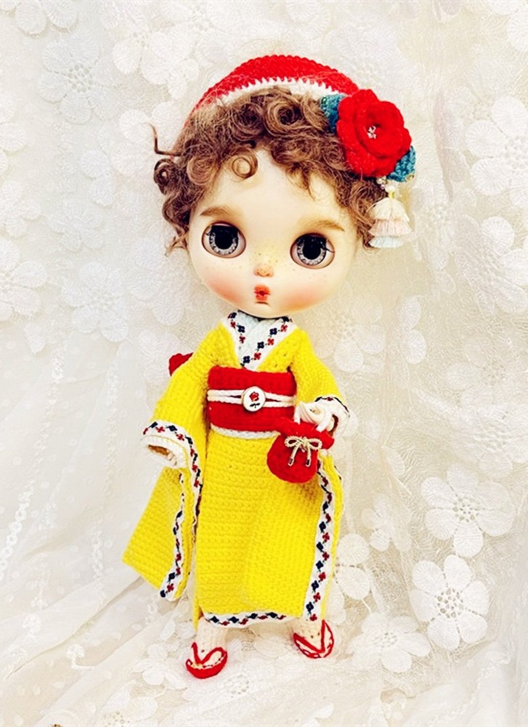 日光小巷 手做娃衣日式编织和服blythe 娃衣 Holala娃衣,哆叮妹妹 - 玩偶/公仔 - 棉．麻 