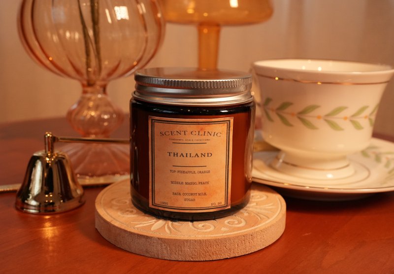 【芒果糯米饭味】No.20 Thailand 泰国 大豆蜡 香薰蜡烛 - 蜡烛/烛台 - 蜡 咖啡色