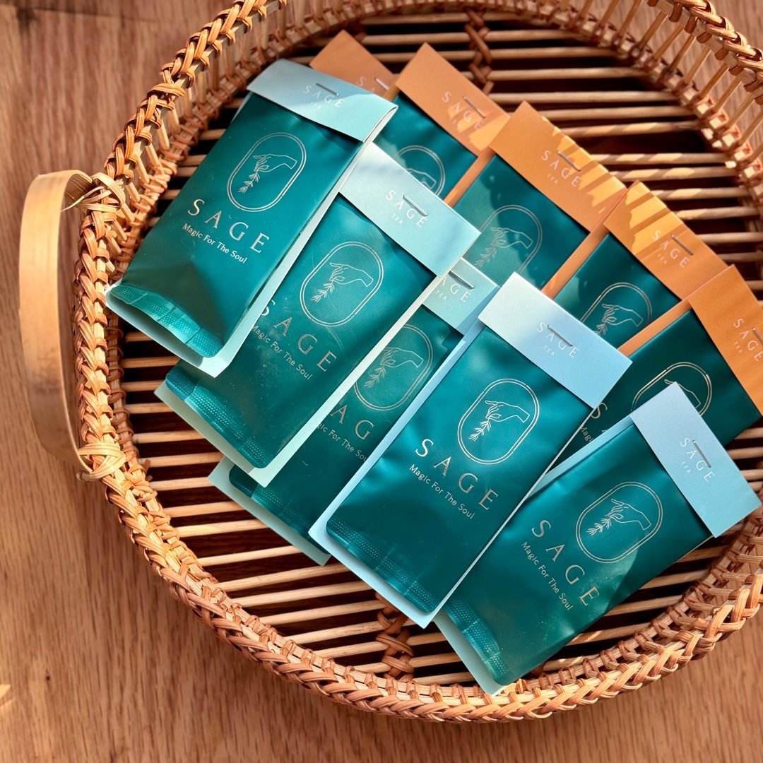 【婚礼回礼 婚礼小礼物】【10个装】Tea By Sage  精菜单个装茶包 - 茶 - 新鲜食材 粉红色