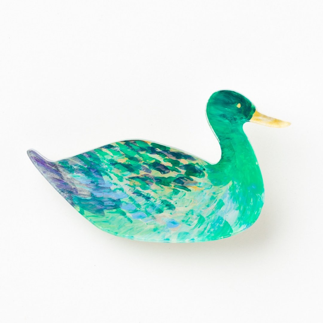 brooch - 胸针 - 压克力 绿色