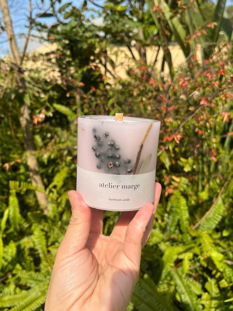 botanical candle berry - 蜡烛/烛台 - 蜡 蓝色