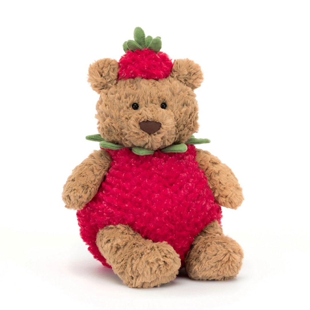Bartholomew Bear Strawberry 草莓熊麻吉 巴赛罗熊 熊宝贝 - 玩偶/公仔 - 聚酯纤维 红色
