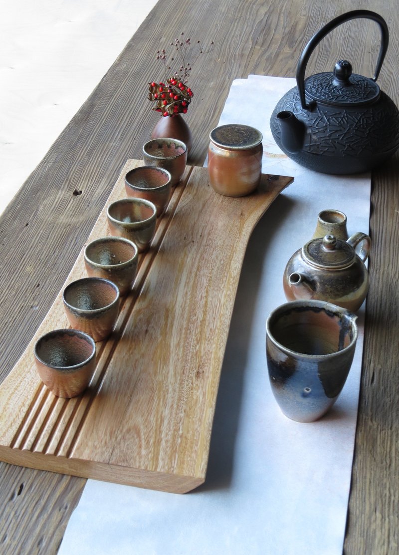 HO MOOD 解构系列—手作 原木茶盘 - 茶具/茶杯 - 木头 咖啡色