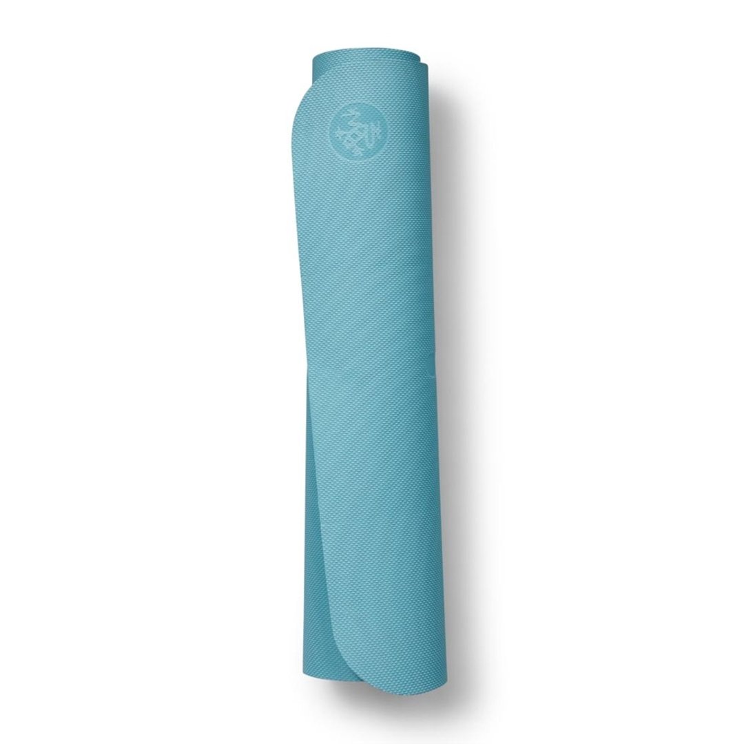 【Manduka】Begin 双面环保 TPE瑜珈垫 5mm - Blue Lotus Thunder - 瑜珈垫 - 其他材质 蓝色