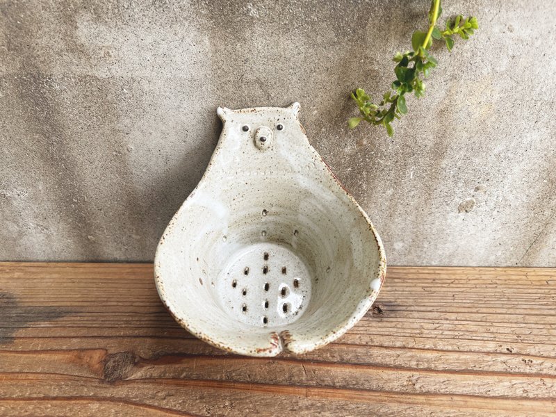 北极熊滤茶器 - 茶具/茶杯 - 陶 