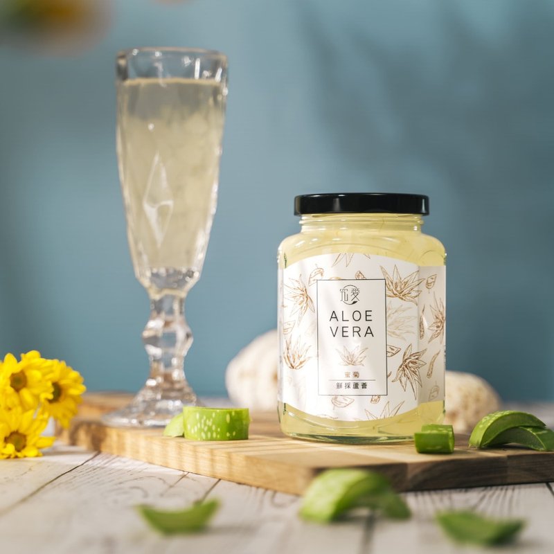 蜜菊鲜采芦荟3-6入组(380ml/罐)|淡雅清甜 清热生津 饱满果肉 - 健康/养生 - 新鲜食材 橘色