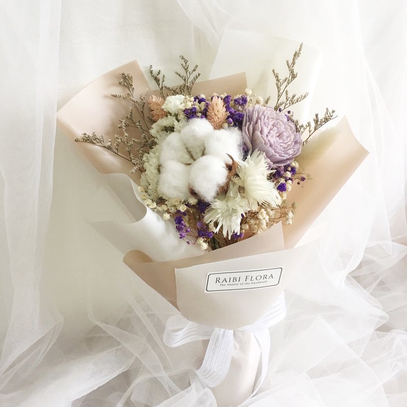 双色气质款 干燥花 / 干燥花束 生日花束 情人节花束 毕业花束 - 干燥花/捧花 - 植物．花 